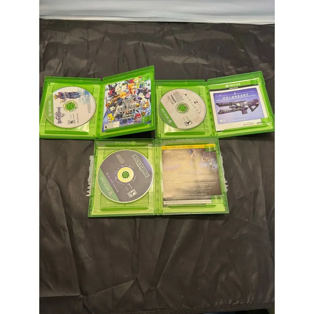 Xbox One Game Lot: Kingdom Hearts III Destiny 2 Star Wars Battlefront II CIB VG